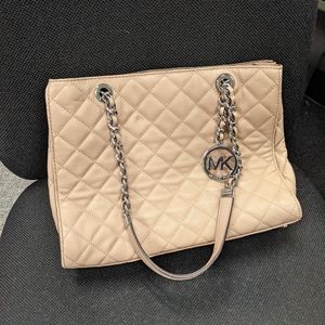 Light pink Michael Kors handbag